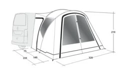 Outwell Lakecrest Drive Away Awning -Professional Camping Store 111166 lakecrest drawing perspective2