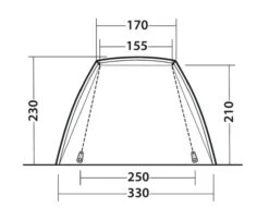 Outwell Woodcrest Drive Away Awning -Professional Camping Store 111167 woodcrest drawing other5