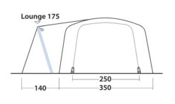 Outwell Oakdale 5PA Tent (2023) -Professional Camping Store 111183 oakdale 5pa drawing other4