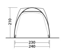 Outwell Beachcrest Drive Away Awning -Professional Camping Store 111238 beachcrest drawing other5