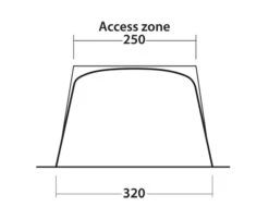 Outwell Touring Canopy Poled -Professional Camping Store 111252 touring canopy drawing other5