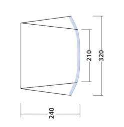 Outwell Touring Canopy Air -Professional Camping Store 111253 touring canopy air drawing floorplan3