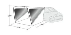 Outwell Touring Shelter -Professional Camping Store 111254 touring shelter drawing perspective2