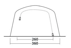 Outwell Jacksondale 5PA Tent (2022) -Professional Camping Store 111269 jacksondale 5pa drawing other5
