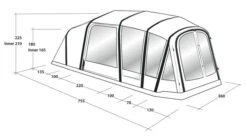 Outwell Jacksondale 5PA Tent (2022) -Professional Camping Store 111269 jacksondale 5pa drawing perspective2