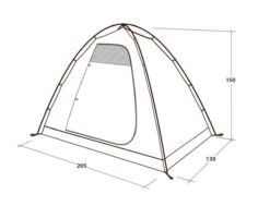 Outwell Free Standing Inner -Professional Camping Store 111289 free standing inner drawing perspective2