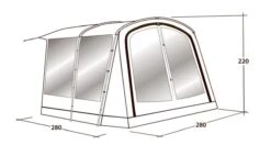 Outwell Universal Awning Size 1 (2022) -Professional Camping Store 111290 universal awning size 1 drawing perspective2