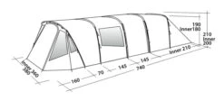 Easy Camp Palmdale 800 Lux Tent (2023) -Professional Camping Store 120450 palmdale 800 lux drawing perspective2