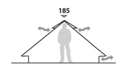 Robens Fairbanks Tipi (2023) -Professional Camping Store 130112 fairbanks drawing elevation 12395