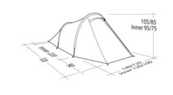 Robens Arch 2 Tent (2023) -Professional Camping Store 130274 arch 2 drawing perspective23 1