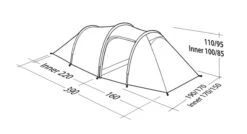 Robens Pioneer 3EX Tent (2022) 20 Robens Pioneer 3EX Tent (2022) -Professional Camping Store 130275 pioneer 3ex drawing perspective2