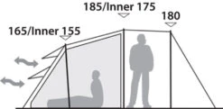 Robens Double Dreamer 4 Tent (2023) -Professional Camping Store 130278 double dreamer 4 drawing other4