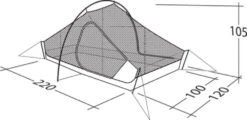 Robens Chaser 3XE Tent (2022) -Professional Camping Store 130317 chaser 3xe drawing other4