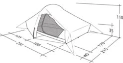 Robens Chaser 3XE Tent (2022) -Professional Camping Store 130317 chaser 3xe drawing perspective2