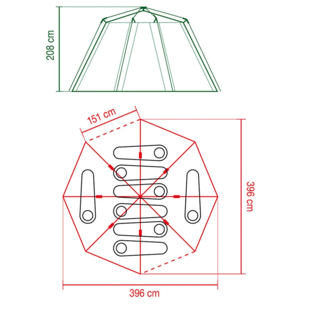 Coleman Octagon BlackOut Tent (2022) 6 Coleman Octagon BlackOut Tent (2022) - Image 4