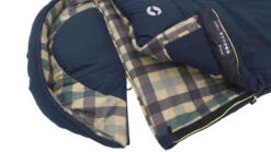 Outwell Camper Lux "R" Sleeping Bag Deep Blue (2023) 12 Outwell Camper Lux "R" Sleeping Bag Deep Blue (2023) -Professional Camping Store 230393 camper lux right side zipper feature photo4