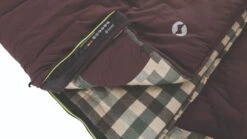 Outwell Camper Supreme "L" Sleeping Bag -Professional Camping Store 230395 camper supreme left side zipper feature photo11