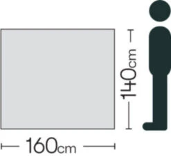 Quest Falcon Airshield 160 - 1 Panel Extension (2022) -Professional Camping Store a1039 6 midsize