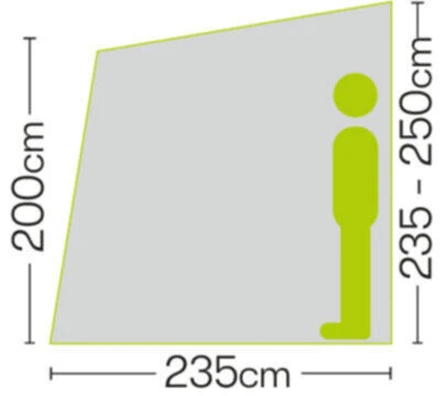 Quest Falcon 260 Poled Porch Caravan Awning (2022) 8 Quest Falcon 260 Poled Porch Caravan Awning (2022) - Image 6