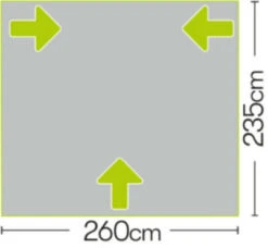 Quest Falcon Air 260 Porch Awning (2022) -Professional Camping Store a3501a 7 midsize 1