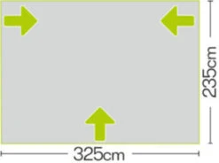 Quest Falcon Air 325 Porch Awning (2022) -Professional Camping Store a3502a 7 midsize