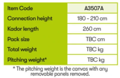 Quest Falcon Air 300 Drive Away Awning Low (180-120cm) (2022) 11 Quest Falcon Air 300 Drive Away Awning Low (180-120cm) (2022) - Image 9
