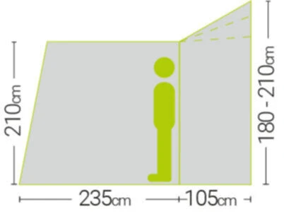 Quest Falcon Air 300 Drive Away Awning Low (180-120cm) (2022) 8 Quest Falcon Air 300 Drive Away Awning Low (180-120cm) (2022) - Image 6