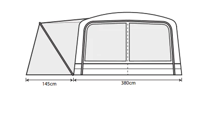 Outdoor Revolution Airedale 6.0SE Tent (2023) 5 Outdoor Revolution Airedale 6.0SE Tent (2023) - Image 3