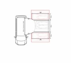 Outdoor Revolution Cayman Combo PC Air Mid Awning (210-255cm) -Professional Camping Store cayman combo floor 1