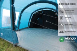 Vango Airbeam Vango Aether Air 600XL Tent (2022) -Professional Camping Store earth collection airbeam infographics call outs7