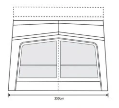 Outdoor Revolution Esprit Pro X 350M Awning (220-290cm) -Professional Camping Store esprit 350 x fl2