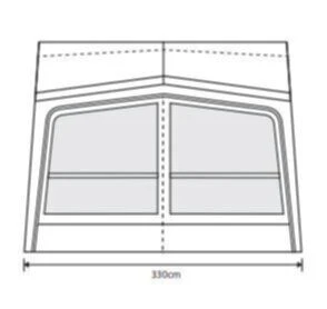 Outdoor Revolution Esprit Pro X 330 Premium Caravan Air Awning 5 Outdoor Revolution Esprit Pro X 330 Premium Caravan Air Awning - Image 3