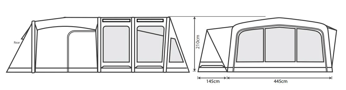 Outdoor Revolution Kalahari PC 7.0 Tent (2022) 5 Outdoor Revolution Kalahari PC 7.0 Tent (2022) - Image 3