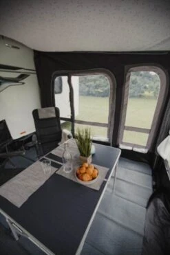 Vango Airbeam Vango Riviera Air 330 Elements ProShield Caravan Awning (2023) -Professional Camping Store riv air 330 proshield 8