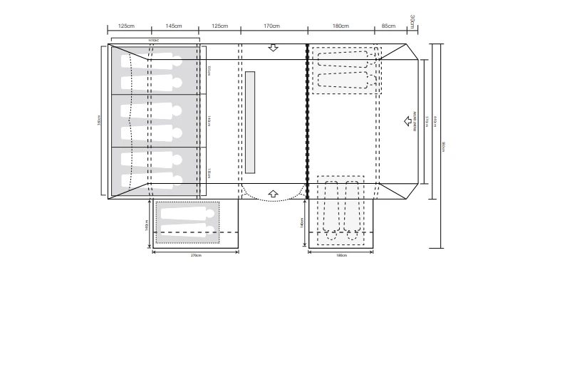 Outdoor Revolution O-Zone 8.0 Safari Lodge Tent 6 Outdoor Revolution O-Zone 8.0 Safari Lodge Tent - Image 4