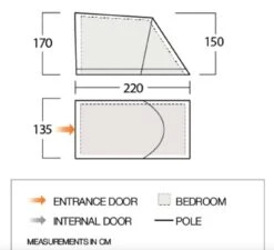 Vango Airbeam Vango Studio Small (TA009) (for Anantara IV) 8 Vango Airbeam Vango Studio Small (TA009) (for Anantara IV) -Professional Camping Store studio s floor