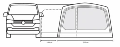 Outdoor Revolution Movelite T3E Low Awning (180-220cm) -Professional Camping Store t3e floor3