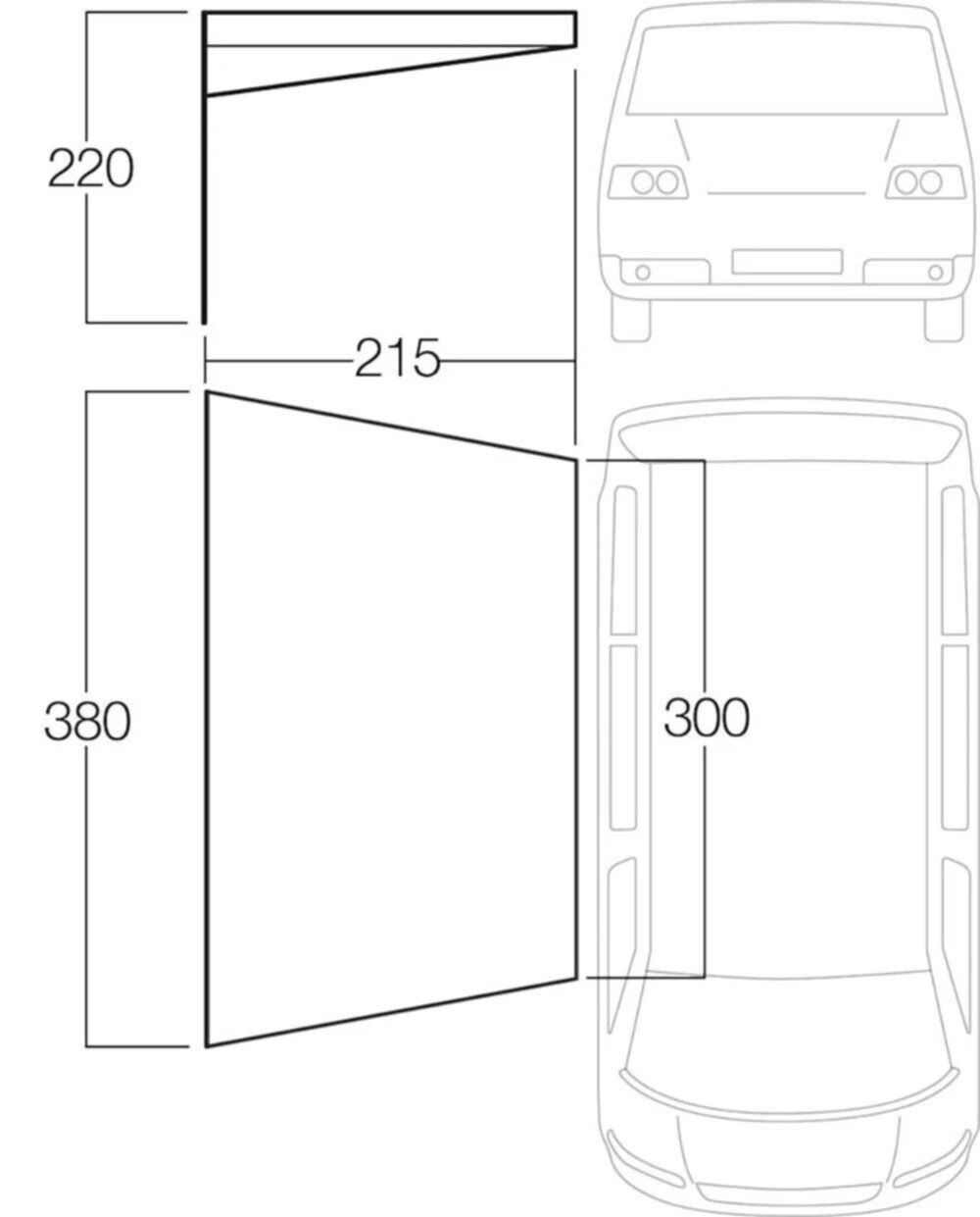 Vango Poled Sun Canopy (3m) 4 Vango Poled Sun Canopy (3m) - Image 2